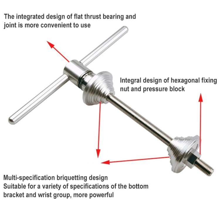 BIKERSAY BT040BT Bike Axle Cente Press-In Shaft Static Installation Disassembly Tool - Maintenance tools by BIKERSAY | Online Shopping South Africa | PMc TechLife | Buy Now Pay Later Mobicred