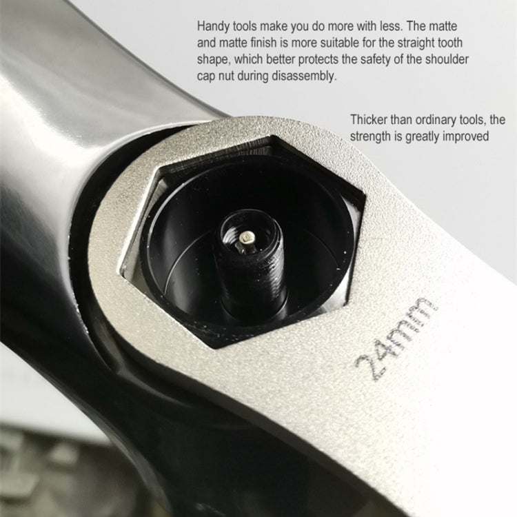 BIKERSAY BT050C Multifunctional Stainless Steel Bicycle Fork Wrench Double Head Spanner - Maintenance tools by BIKERSAY | Online Shopping South Africa | PMc TechLife | Buy Now Pay Later Mobicred