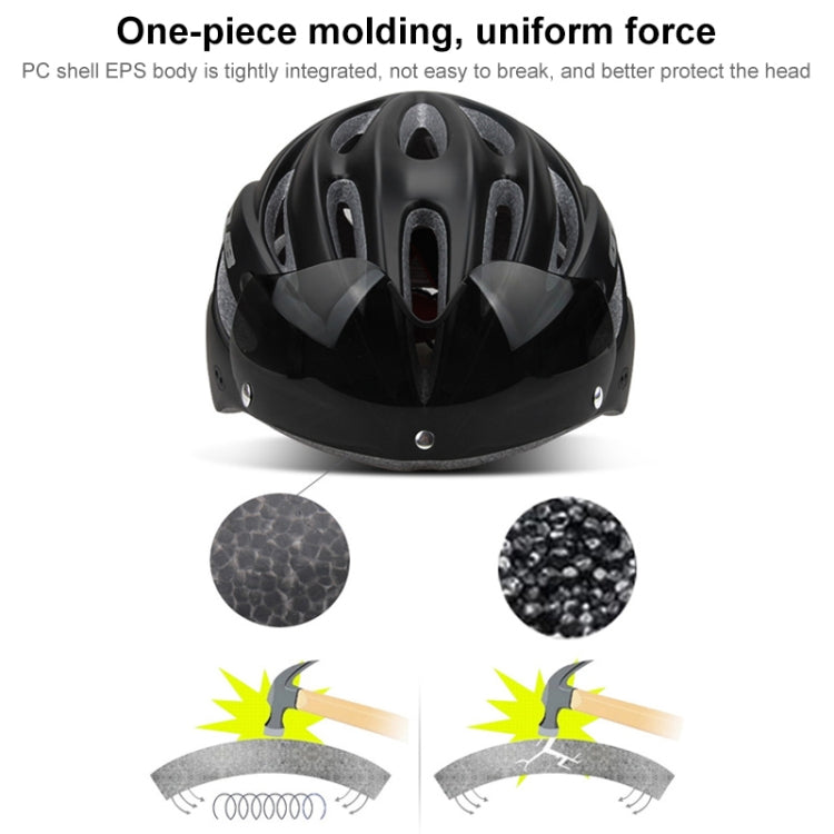 GUB K80 Plus Bike Helmet With Visor And Goggles(Gradient Purple) - free shipping - PMC TechLife - Order now!