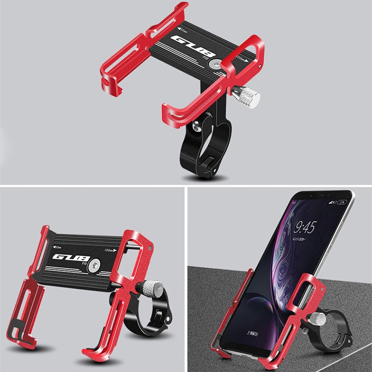 GUB P10 Aluminum Bike Phone Holder(Black Red) - free shipping - PMC TechLife - Order now!