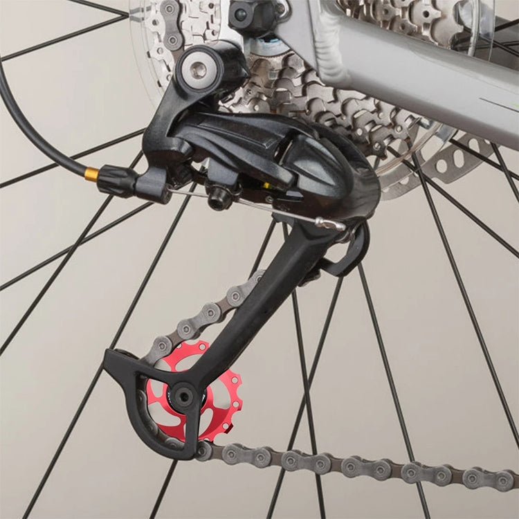 GUB V13 13T Bicycle Rear Derailleur Jockey Wheel (Black Red) - free shipping - PMc TechLife - Order now!