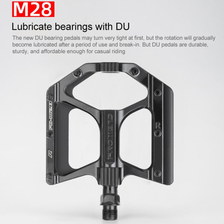 PROMEND PD-M28 1 Pair Bicycle Aluminum Alloy DU Bearings Pedals - free shipping - PMc TechLife - Order now!