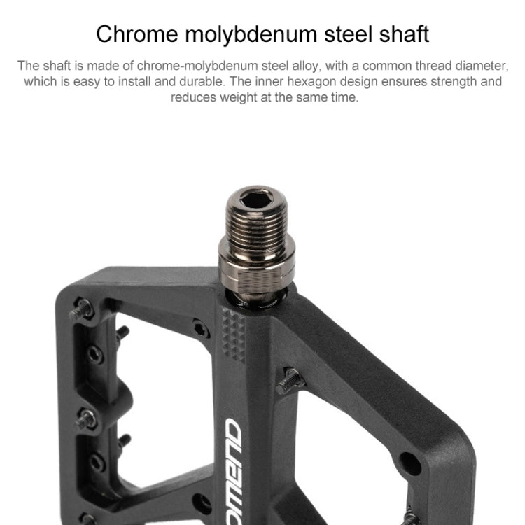 PROMEND PD-M42 1 Pair Mountain Bicycle Nylon High-speed Bearing Pedals(Red) - Pedals by PROMEND | Online Shopping South Africa | PMc TechLife | Buy Now Pay Later Mobicred