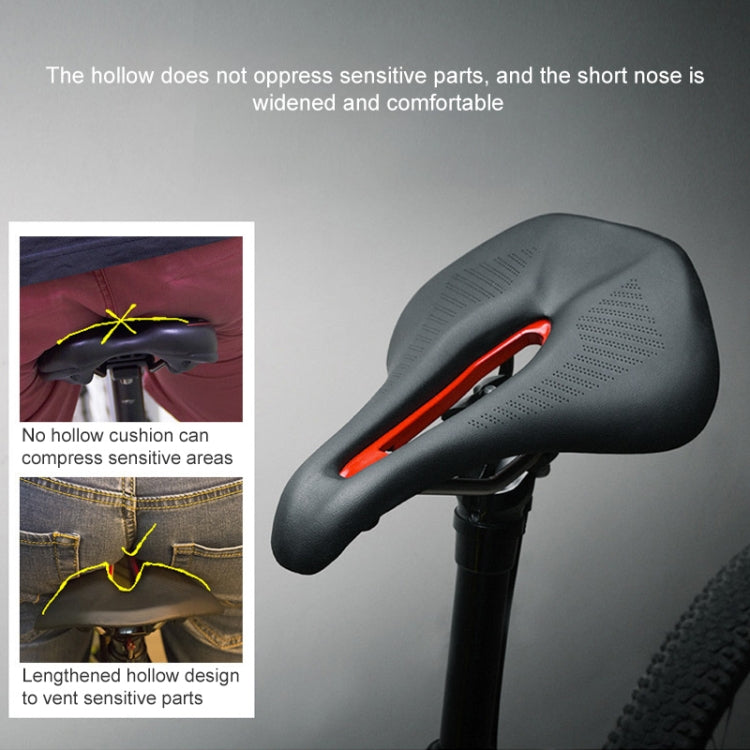 PROMEND SD-576 Nylon Fiber Triathlon Bicycle Saddle (Black) - free shipping - PMc TechLife - Order now!
