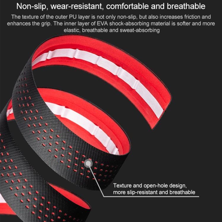 PROMEND GR-082 1 Pair Two-color Antiskid Bicycle Grips Tape (Black White) - free shipping - PMc TechLife - Order now!