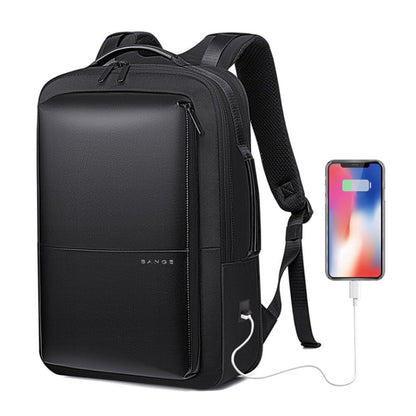 Bange BG-S53 16 inch Men Wet and Dry Separation Backpack with USB & Earphone Hole (Black) - Backpacks by BANGE | Online Shopping South Africa | PMC Jewellery | Buy Now Pay Later Mobicred