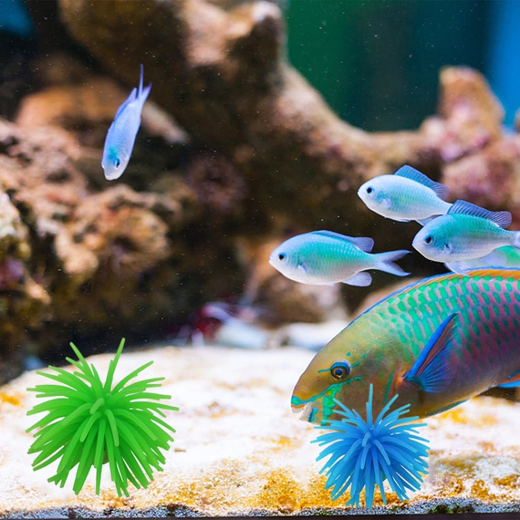 Aquarium Articles Decoration TPR Simulation Sea Urchin Ball Coral, Size: M, Diameter: 10cm(Blue) - Fish Tank Decoration by PMc TechLife | Online Shopping South Africa | PMc TechLife | Buy Now Pay Later Mobicred
