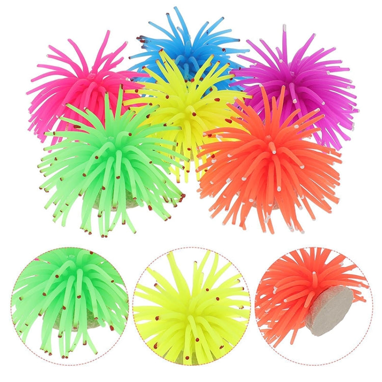 Aquarium Articles Decoration TPR Simulation Sea Urchin Ball Coral with Point, Size: S, Diameter: 7cm(Purple) - free shipping - PMc TechLife - Order now!