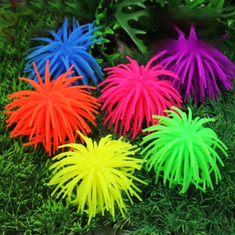 Aquarium Articles Decoration TPR Simulation Sea Urchin Ball Coral, Size: S, Diameter: 7cm(Pink) - free shipping - PMc TechLife - Order now!