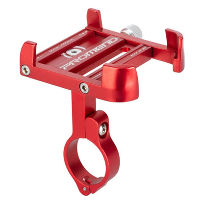 PROMEND SJJ-275 Bicycle Aluminum Alloy Phone Holder for Handlebar (Red) - Holders by PROMEND | Online Shopping South Africa | PMC Jewellery | Buy Now Pay Later Mobicred