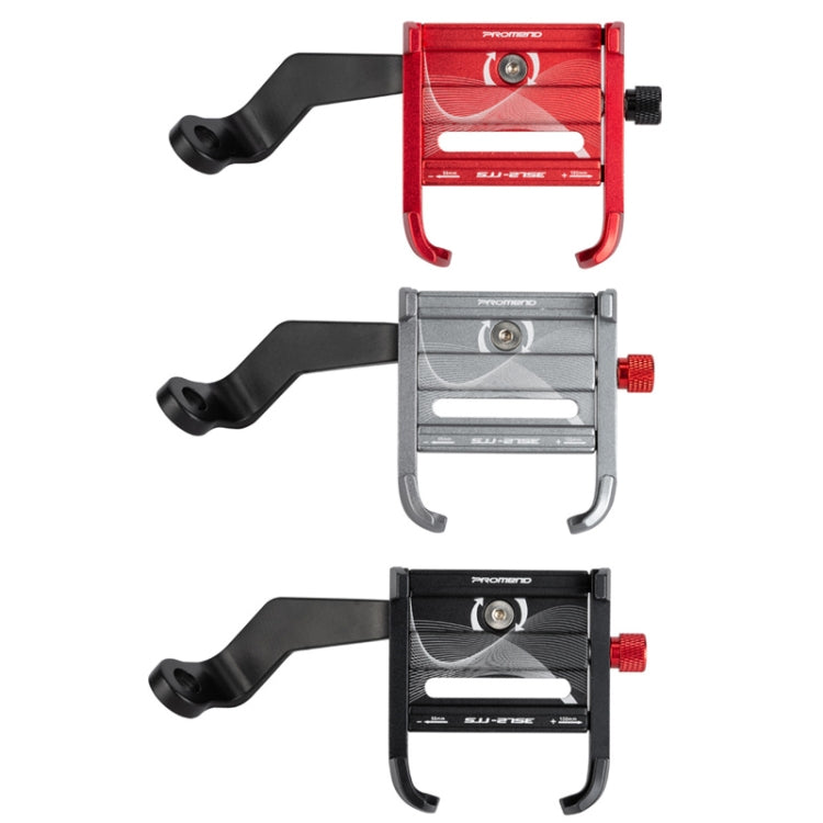PROMEND SJJ-275E Bicycle Aluminum Alloy Phone Holder for Handlebar (Black) - Holders by PROMEND | Online Shopping South Africa | PMC TechLife | Buy Now Pay Later Mobicred