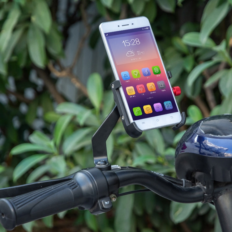 PROMEND SJJ-275E Bicycle Aluminum Alloy Phone Holder for Handlebar (Red) - free shipping - PMC TechLife - Order now!