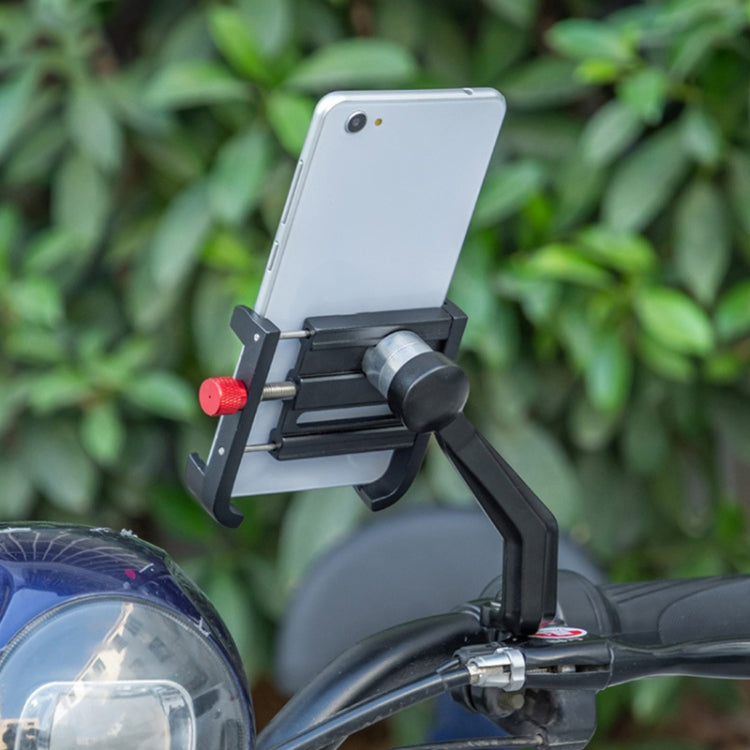 PROMEND SJJ-275E Bicycle Aluminum Alloy Phone Holder for Handlebar (Red) - Holders by PROMEND | Online Shopping South Africa | PMC Jewellery | Buy Now Pay Later Mobicred