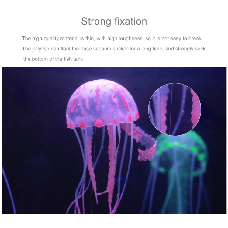 Aquarium Articles Decoration Silicone Simulation Fluorescent Sucker Jellyfish, Size: 5*17cm(Blue) - Fish Tank Decoration by PMc TechLife | Online Shopping South Africa | PMc TechLife | Buy Now Pay Later Mobicred