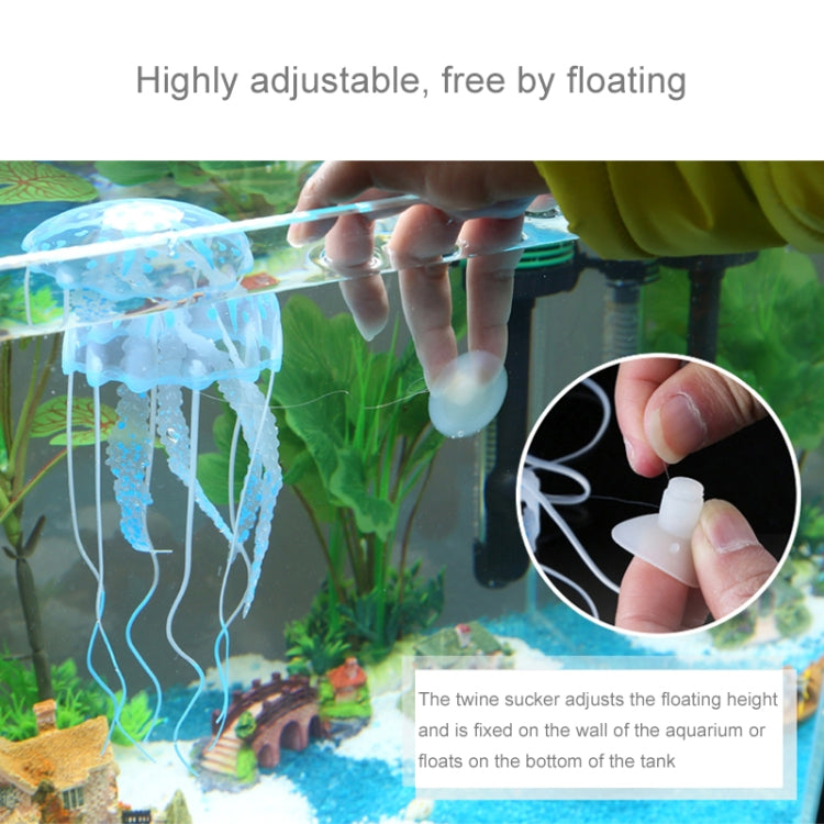 Aquarium Articles Decoration Silicone Simulation Fluorescent Sucker Jellyfish, Size: 5*17cm(Blue) - Fish Tank Decoration by PMc TechLife | Online Shopping South Africa | PMc TechLife | Buy Now Pay Later Mobicred