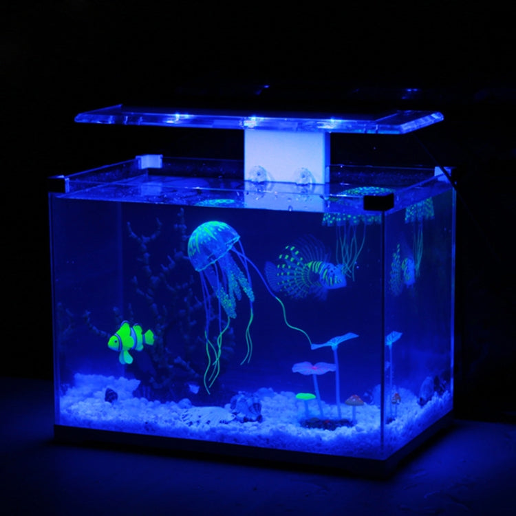 Aquarium Articles Decoration Silicone Simulation Fluorescent Sucker Jellyfish, Size: 5*17cm(Blue) - Fish Tank Decoration by PMc TechLife | Online Shopping South Africa | PMc TechLife | Buy Now Pay Later Mobicred