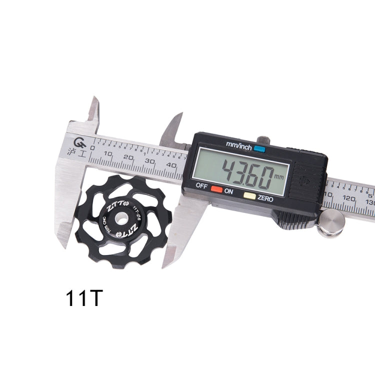 ZTTO 11T 4/5/6 MM Bicycle Derailleur Ceramic Bearing Bicycle Accessories (Silver) - Guide wheels by ZTTO | Online Shopping South Africa | PMc TechLife | Buy Now Pay Later Mobicred