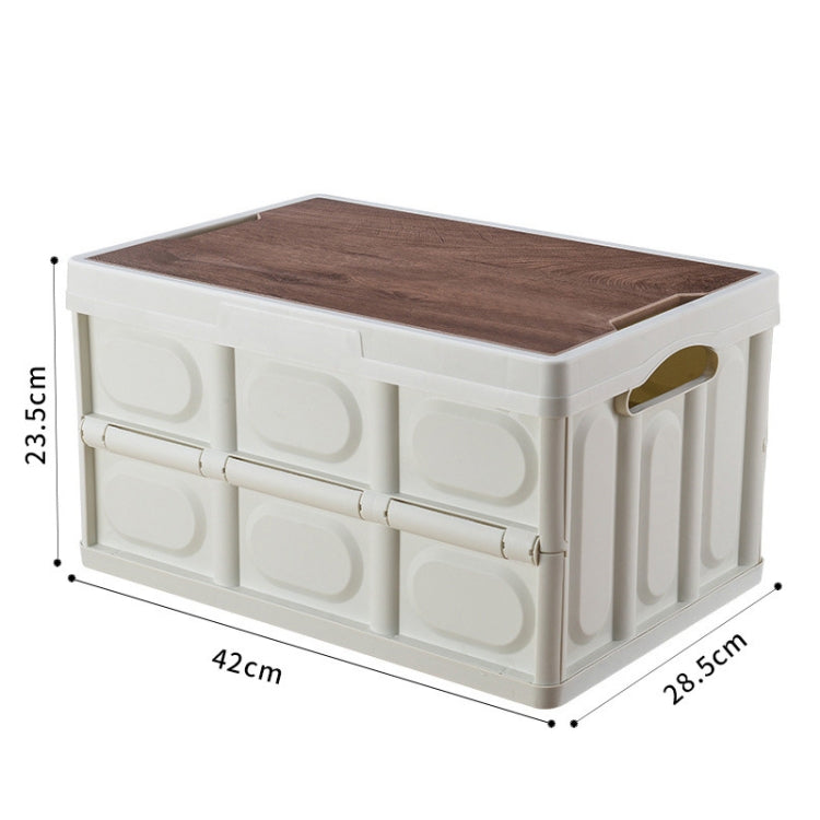 AOTU AT6916 30L Outdoor Multi-function Folding Car Storage Box(White) - free shipping - PMC TechLife - Order now!