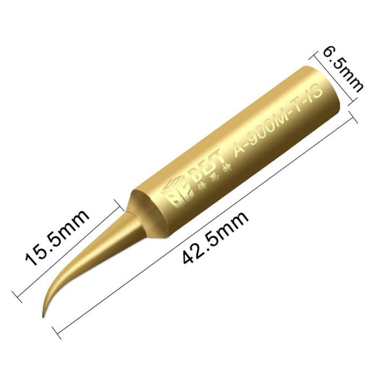 10 PCS BEST Pure Copper Low Temperature Soldering Iron Tip Special for Welding Fly Jump Wire A-900M-T-IS - free shipping - PMC TechLife - Order now!