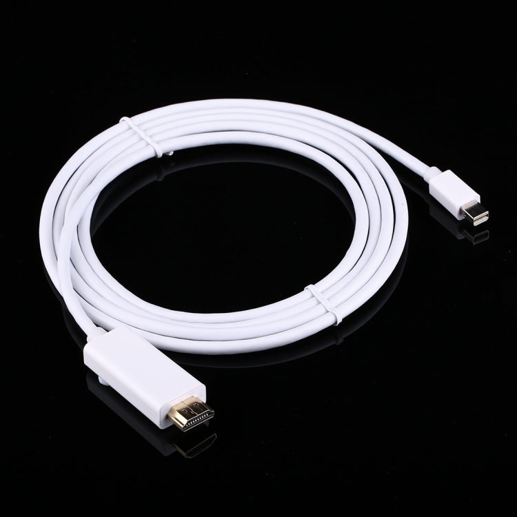 1.8m Mini DisplayPort Male to HDMI Male Adapter Cable - Cable & Adapter by PMC Jewellery | Online Shopping South Africa | PMC Jewellery | Buy Now Pay Later Mobicred