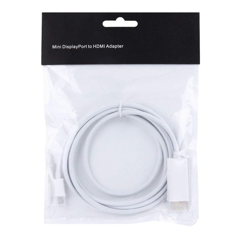 1.8m Mini DisplayPort Male to HDMI Male Adapter Cable - Cable & Adapter by PMC Jewellery | Online Shopping South Africa | PMC Jewellery | Buy Now Pay Later Mobicred