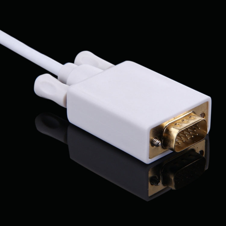 1.8m Mini DisplayPort Male to VGA Male Adapter Cable - Cable & Adapter by PMC Jewellery | Online Shopping South Africa | PMC Jewellery | Buy Now Pay Later Mobicred