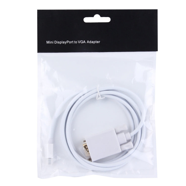 1.8m Mini DisplayPort Male to VGA Male Adapter Cable - Cable & Adapter by PMC Jewellery | Online Shopping South Africa | PMC Jewellery | Buy Now Pay Later Mobicred