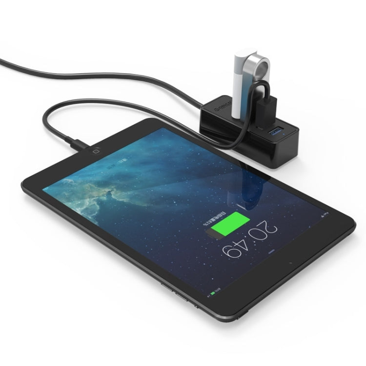 ORICO W5P-U3-100 4-Port USB 3.0 Desktop HUB with 100cm Micro USB Cable Power Supply(Black) - USB 3.0 HUB by ORICO | Online Shopping South Africa | PMC TechLife | Buy Now Pay Later Mobicred
