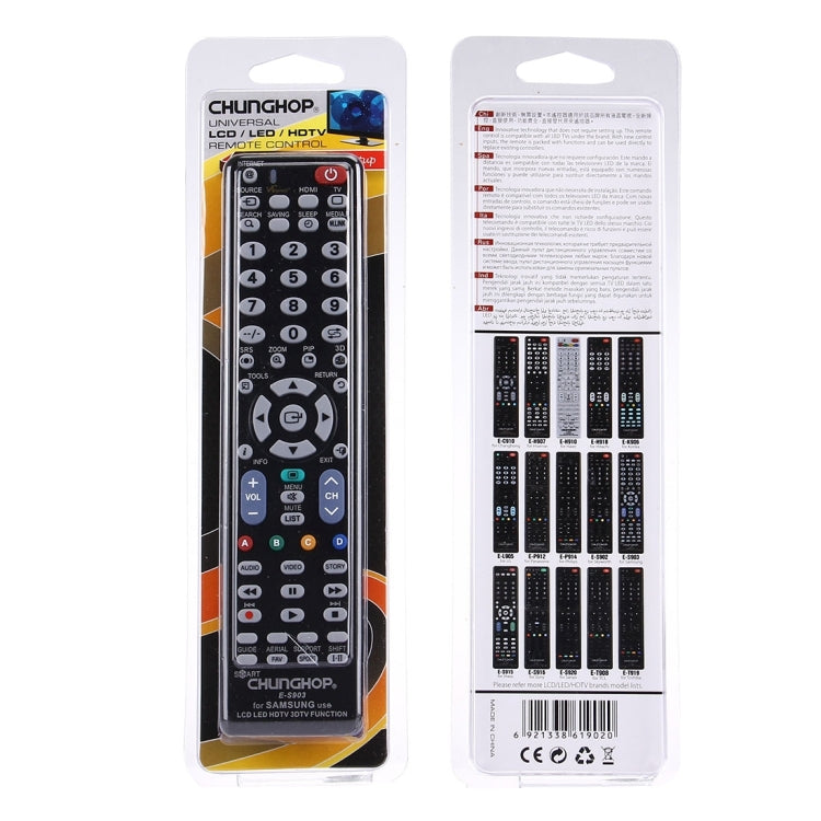 CHUNGHOP E-S903 Universal Remote Controller for SAMSUNG LED LCD HDTV 3DTV - TV by CHUNGHOP | Online Shopping South Africa | PMc TechLife | Buy Now Pay Later Mobicred