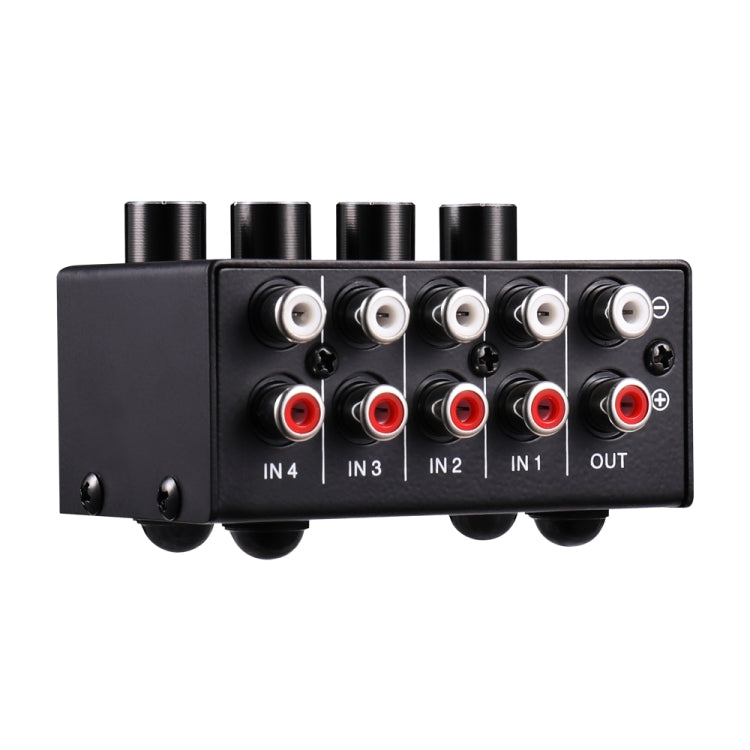 LINEPAUDIO B896 Four-channel Sassive Mixer (Black) -  by PMC TechLife | Online Shopping South Africa | PMC TechLife | Buy Now Pay Later Mobicred