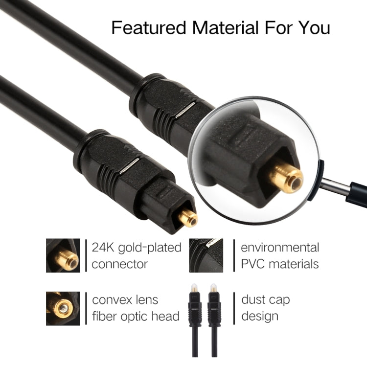 EMK 20m OD4.0mm Toslink Male to Male Digital Optical Audio Cable - free shipping - PMC Jewellery - Order now!