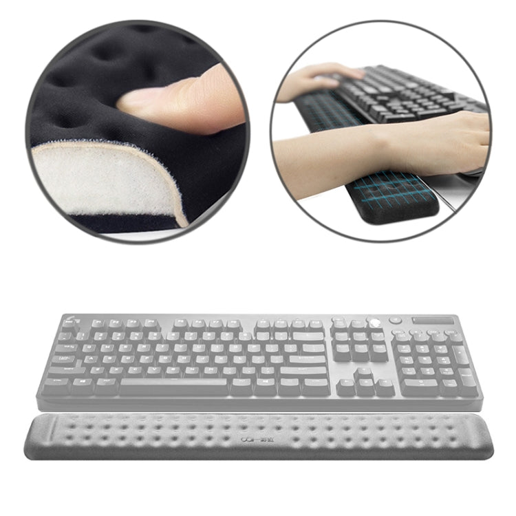 Mechanical Keyboard Wrist Rest Memory Foam Mouse Pad, Size : L (Grey) - Mouse Pads by PMC TechLife | Online Shopping South Africa | PMC TechLife | Buy Now Pay Later Mobicred