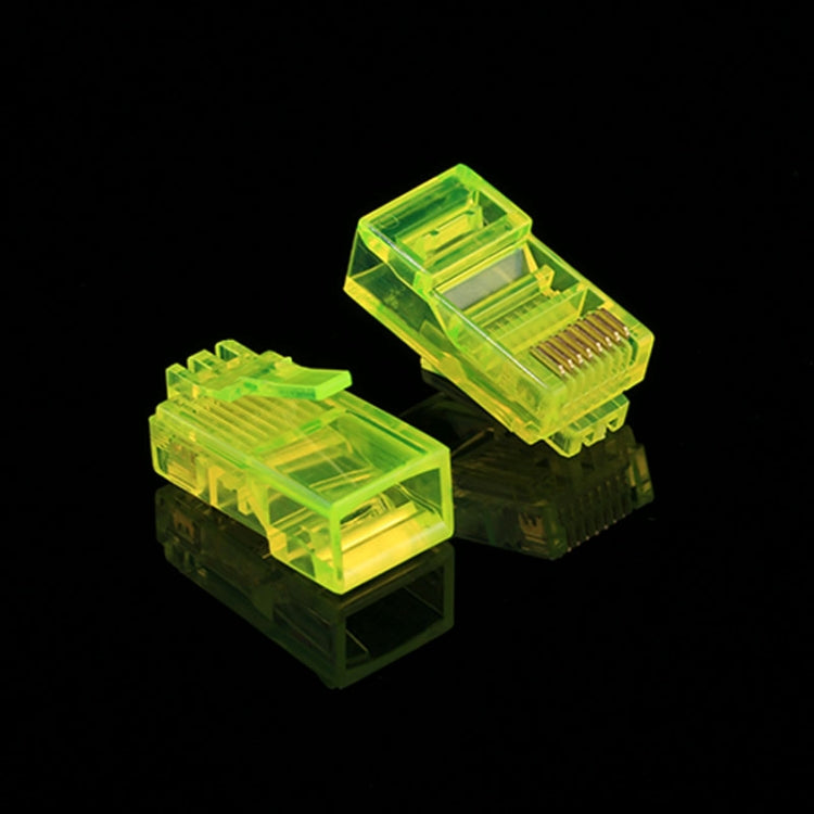 100 PCS Anpwoo Amp01 RJ45 Connector Modular Plug(Yellow) - Lan Cable and Tools by PMC TechLife | Online Shopping South Africa | PMC TechLife | Buy Now Pay Later Mobicred