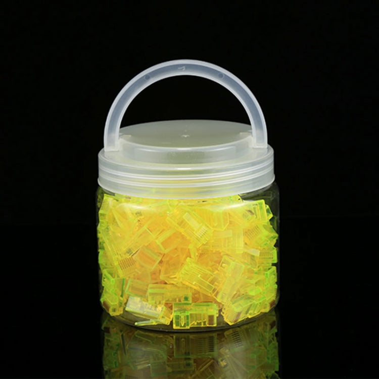 100 PCS Anpwoo Amp01 RJ45 Connector Modular Plug(Yellow) - Lan Cable and Tools by PMC TechLife | Online Shopping South Africa | PMC TechLife | Buy Now Pay Later Mobicred