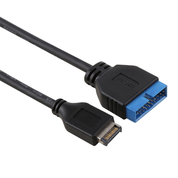 30cm USB 3.1 Type-E to USB 3.0 Motherboard 19 Pin Male Expansion Cable - USB 3.0 by PMC TechLife | Online Shopping South Africa | PMC TechLife