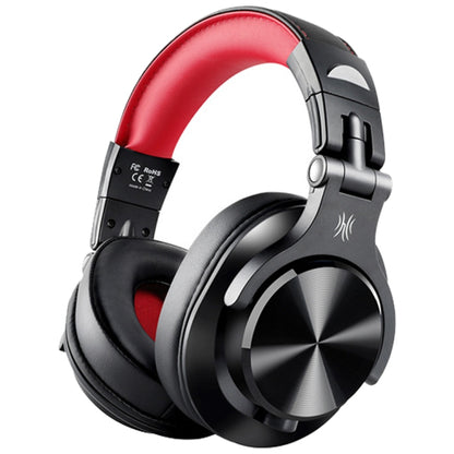 OneOdio A71 Head-mounted Noise Reduction Wired Headphone with Microphone (Black Red) - Multimedia Headset by OneOdio | Online Shopping South Africa | PMC Jewellery | Buy Now Pay Later Mobicred