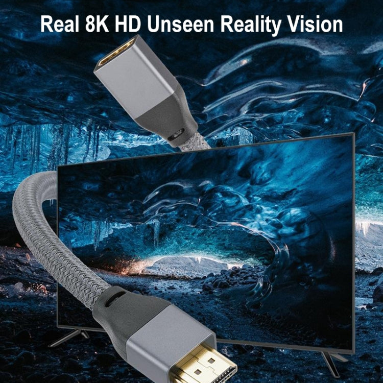 HDMI 8K 60Hz Male to Female Cable Support 3D Video, Cable Length: 2m - free shipping - PMC Jewellery - Order now!