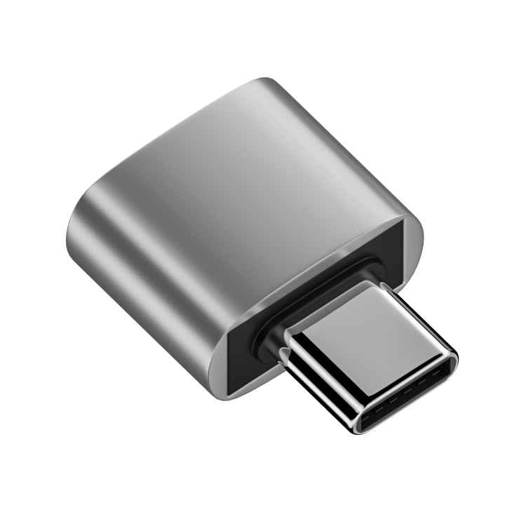 USB 2.0 Female to Type-C Male Adapter (Silver) - Cable & Adapters by PMC TechLife | Online Shopping South Africa | PMC TechLife | Buy Now Pay Later Mobicred