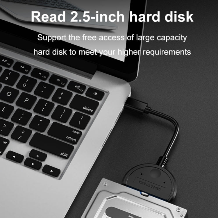 TC44 USB-C / Type-C to SATA Hard Disk Drive Converter for 2.5 inch Solid State and Mechanical Hard Drives (Black) - eSATA & SATA & IDE by PMC TechLife | Online Shopping South Africa | PMC TechLife | Buy Now Pay Later Mobicred