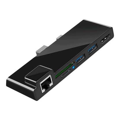 Rocketek SH768 6 in 1 RJ45 / USB 3.0 / HDMI / SD / TF HUB Adapter for Surface Pro 4 - USB 3.0 HUB by ROCKETEK | Online Shopping South Africa | PMC Jewellery | Buy Now Pay Later Mobicred