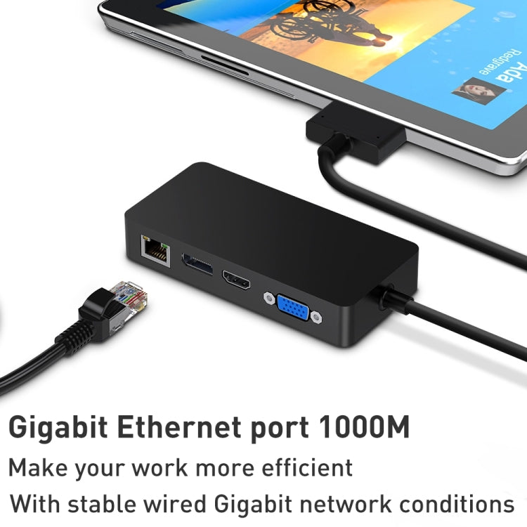 Rocketek SH701 11 in 1 100M RJ45 / USB 3.0 HUB Adapter for Surface Pro 5 / 6 - free shipping - PMC Jewellery - Order now!