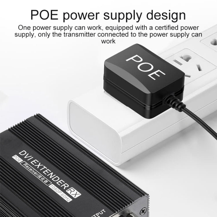 Measy DVI1815 DVI Extender Transmitter and Receiver Converter, POE Single Power Supply, Transmission Distance: 150m(AU Plug) - free shipping - PMC Jewellery - Order now!