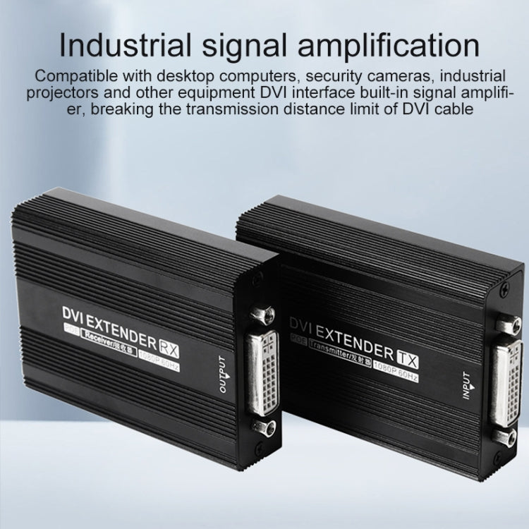 Measy DVI1815 DVI Extender Transmitter and Receiver Converter, POE Single Power Supply, Transmission Distance: 150m(AU Plug) - free shipping - PMC Jewellery - Order now!