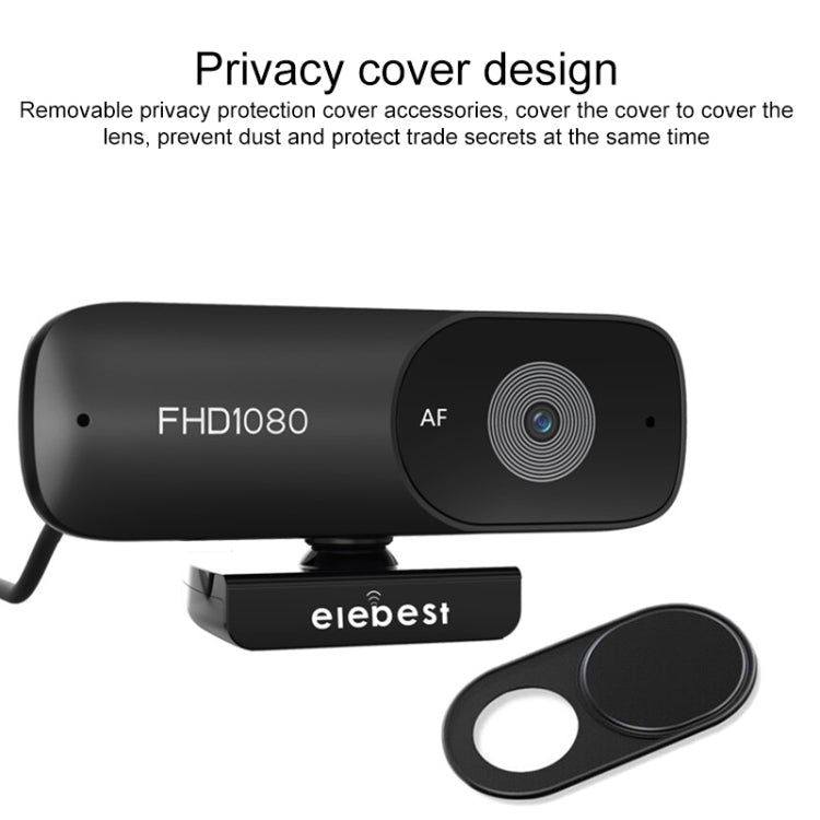 C90 1080P HD Computer Camera Webcam (Black) - HD Camera by PMC Jewellery | Online Shopping South Africa | PMC Jewellery | Buy Now Pay Later Mobicred