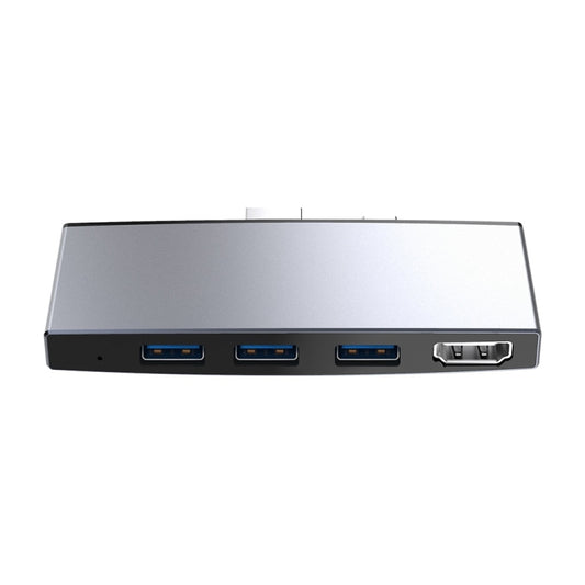 Rocketek SUR758 6 in 1 USB 3.0 / 4K HDMI / SD / TF HUB Adapter - USB 3.0 HUB by ROCKETEK | Online Shopping South Africa | PMC Jewellery | Buy Now Pay Later Mobicred