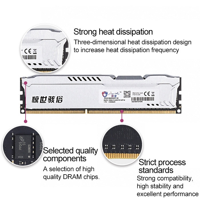 JingHai 1.2V DDR4 2666MHz 8GB Memory RAM Module for Desktop PC - RAMs by JingHai | Online Shopping South Africa | PMC Jewellery | Buy Now Pay Later Mobicred