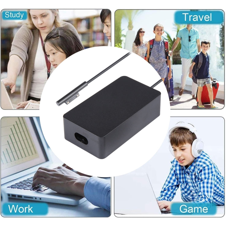 For Microsoft Surface Pro 7 / 7 Plus / 8 / 9 / X & Laptop 3 / 4 / 5 65W Laptop Power Adapter (US Plug) - For Microsoft by PMC TechLife | Online Shopping South Africa | PMC TechLife | Buy Now Pay Later Mobicred