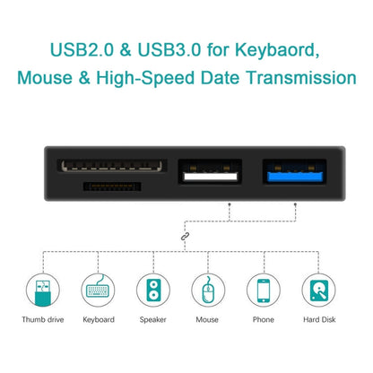 ROCKETEK RT-SGO727 USB 3.0 + USB 2.0 + Micro USB Interface Hub for Microsoft Surface Go, with 2 TF Card & SD Card Slots - USB 3.0 HUB by ROCKETEK | Online Shopping South Africa | PMC Jewellery | Buy Now Pay Later Mobicred