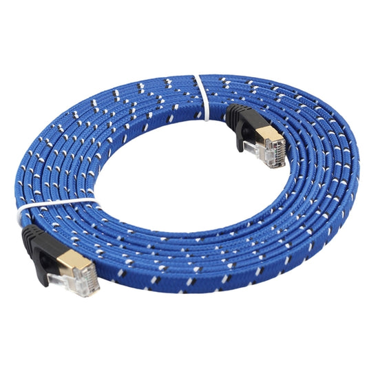 8m Gold Plated CAT-7 10 Gigabit Ethernet Ultra Flat Patch Cable for Modem Router LAN Network, Built with Shielded RJ45 Connector - Lan Cable and Tools by PMC Jewellery | Online Shopping South Africa | PMC Jewellery | Buy Now Pay Later Mobicred