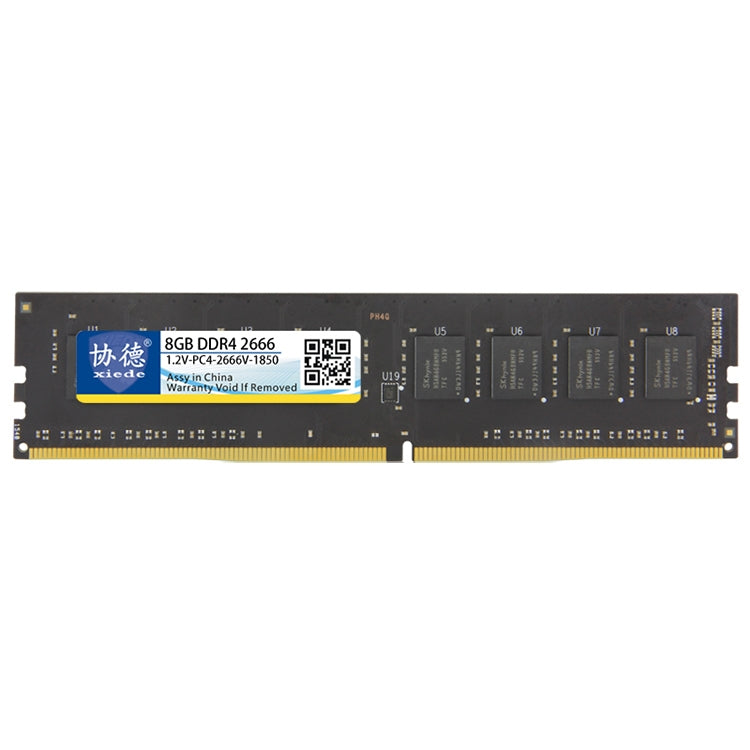 XIEDE X055 DDR4 2666MHz 8GB General Full Compatibility Memory RAM Module for Desktop PC - RAMs by XIEDE | Online Shopping South Africa | PMC Jewellery | Buy Now Pay Later Mobicred